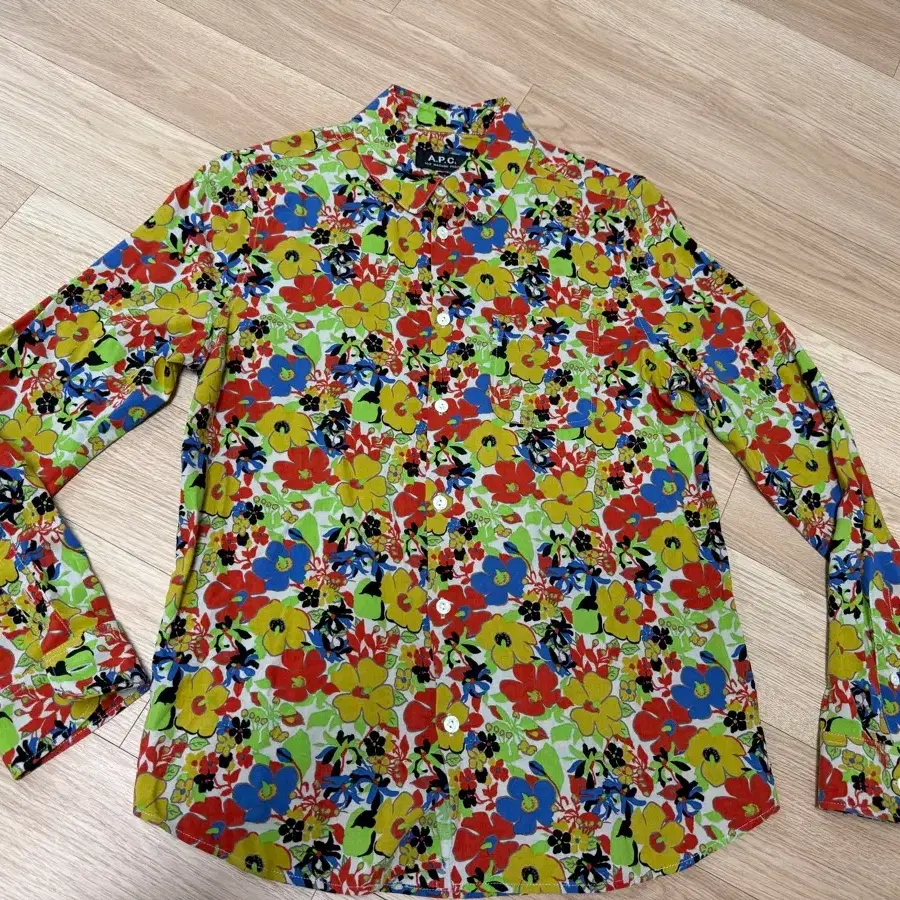 A.P.C. 아페쎄 플라워 비스코스 셔츠 36