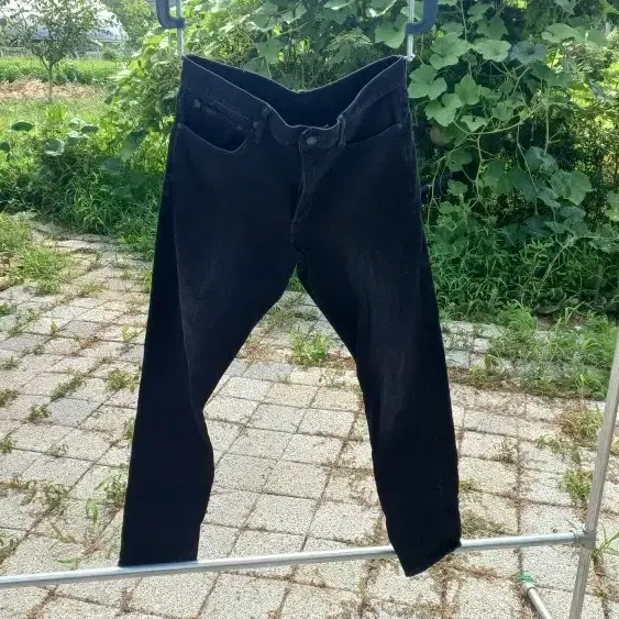 랄프로렌) 폴로 매트 블랙 빈티지 워싱 데님 팬츠 (32인치)