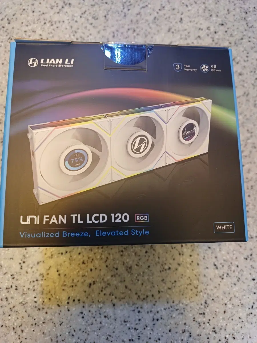 리안리 TL LCD 120mm 정방향세트 미사용팝니다