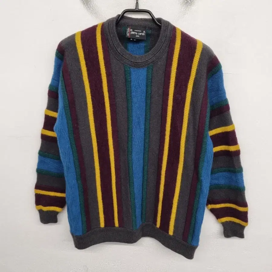 [여성55 size] pierre cardin 올드스쿨 빈티지 니트