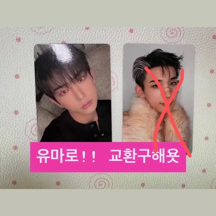 앤팀 마크온미 앨범 포카 교환 솔로 미니 유마 하루아 죠 조