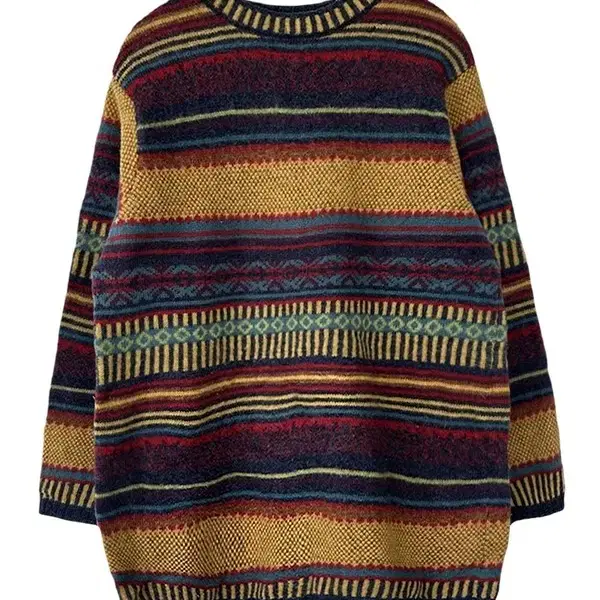 [L] BENETTON 베네통 80s 빈티지 이탈리 울100% 니트