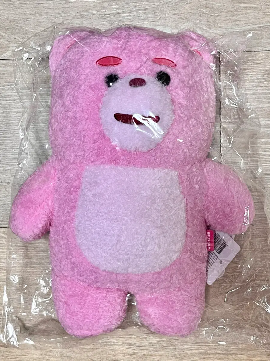 벨리곰 핑크 뽀글이 인형