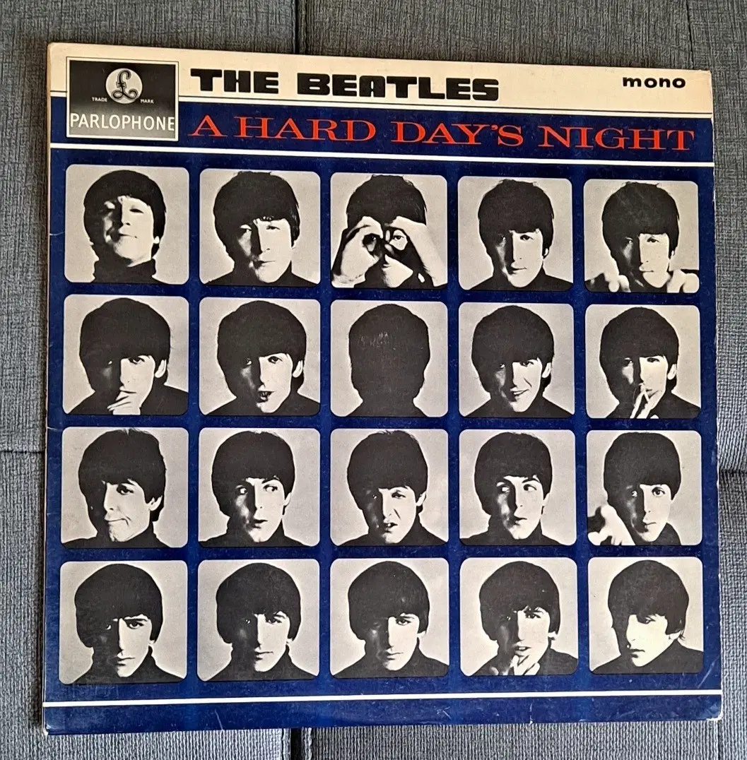 비틀즈 A hard day's night mono lp