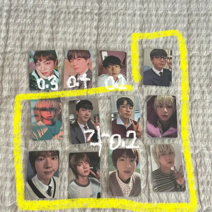 방탄소년단 진 포카(판매완료)