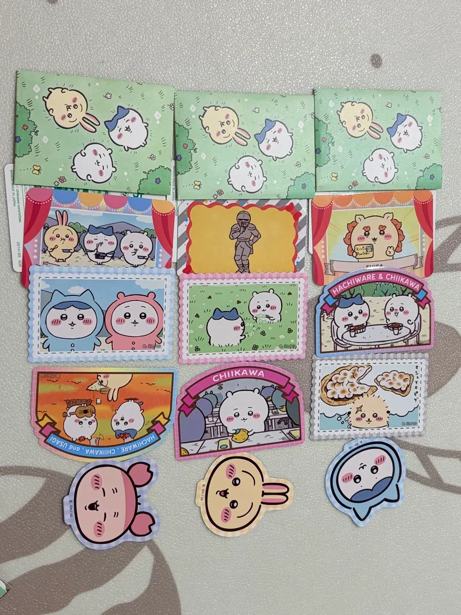 치이카와 먼작귀 다이컷 스티커