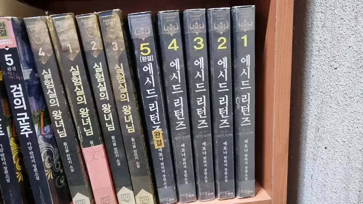에시드리턴즈 1-5 완 예로나 판타지 소설