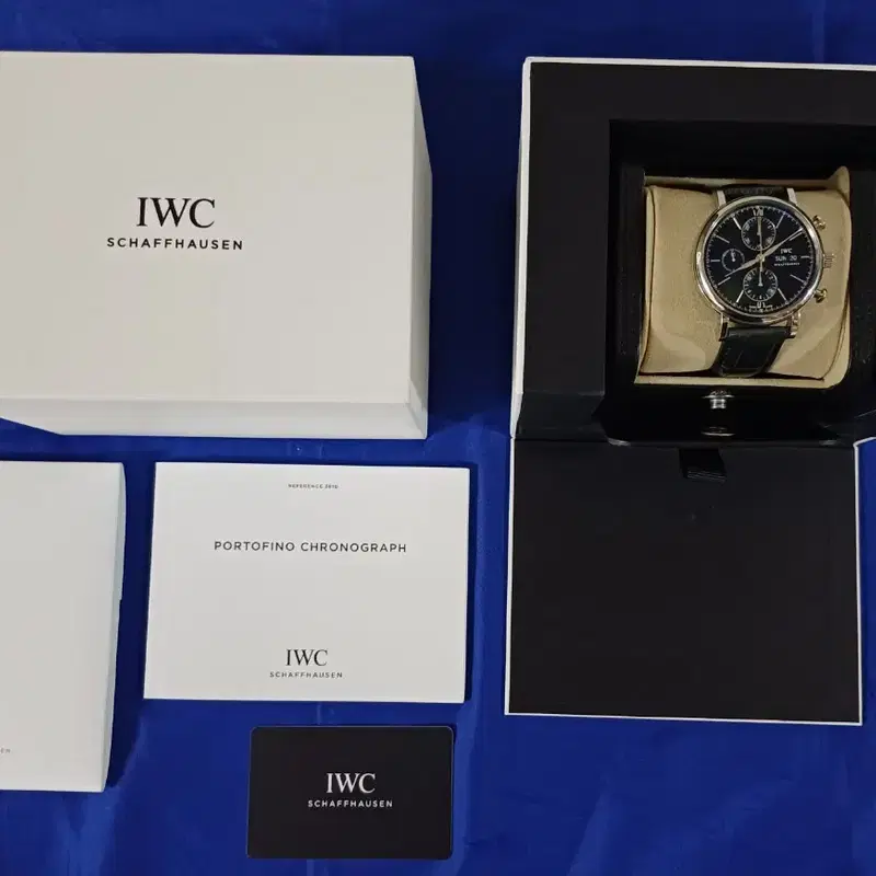 iwc 포르토피노 크로노 검판 42mm 판매해요