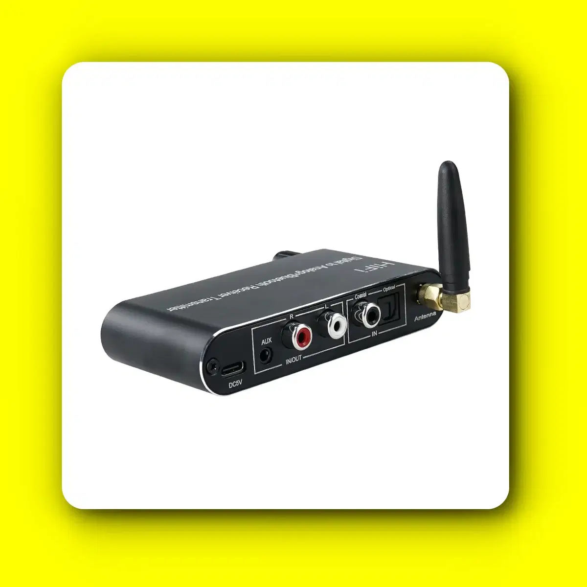 [딜러직판가/새상품] Hi-Fi 멀티 오디오 컨버터 블루투스 5.1 송수신 디지털 to 아날로그
