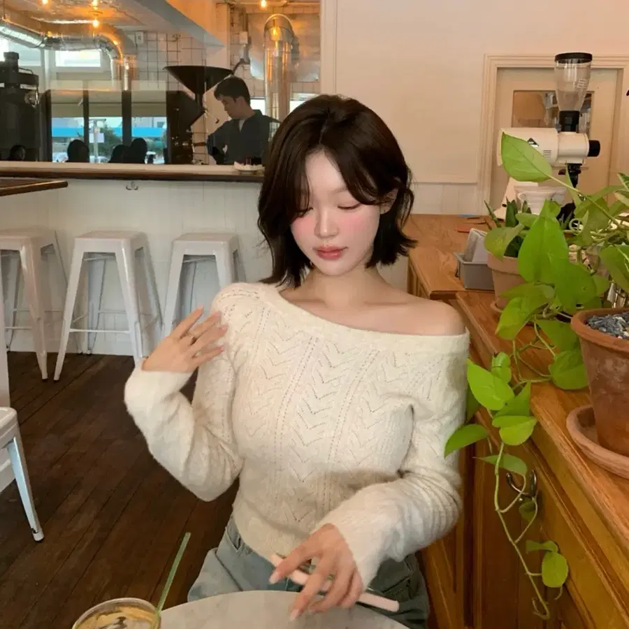 (택o새상품) 소버샵 Forming Knit 포밍니트 베이지
