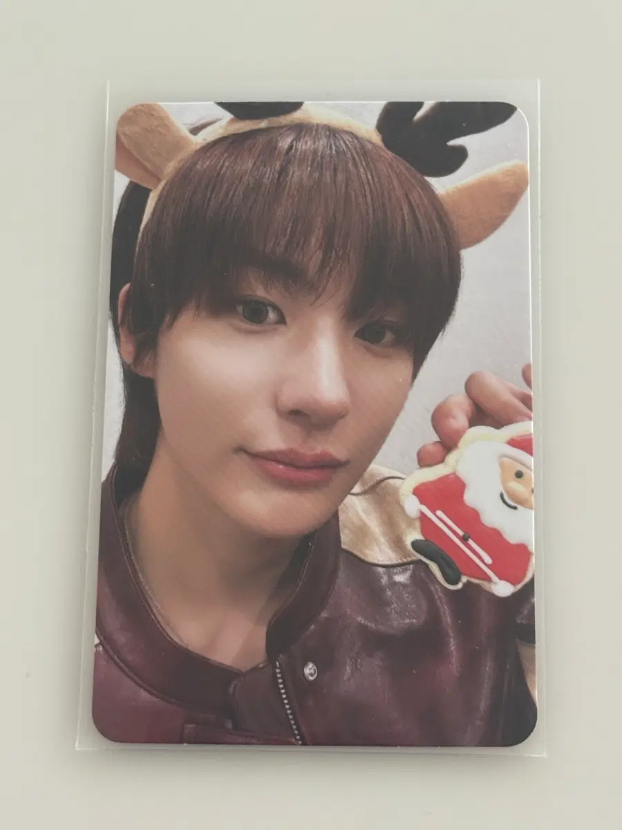 라이즈 앤톤 양면포카 2023 PINK CHRISTMAS ACRYLIC TURNING STAND SET MD 찬영