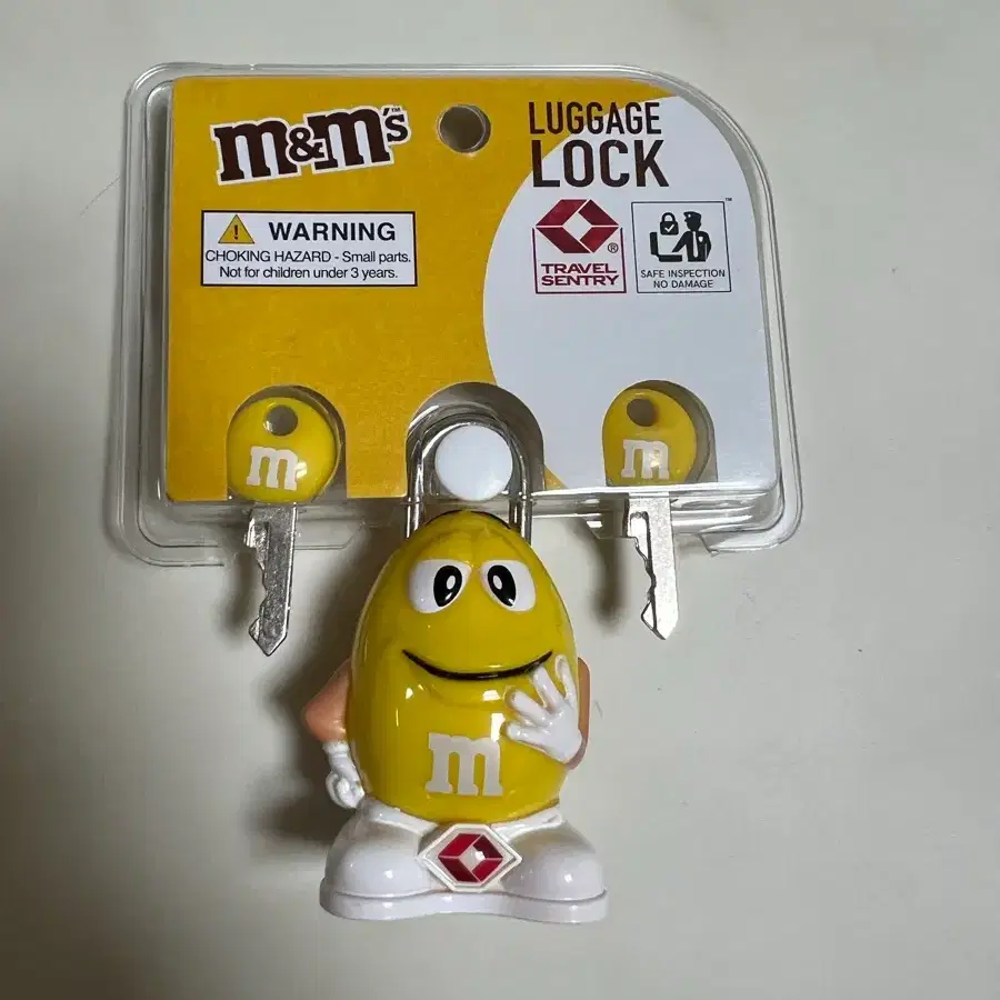 m&m 열쇠고리 자물쇠 엠엔엠