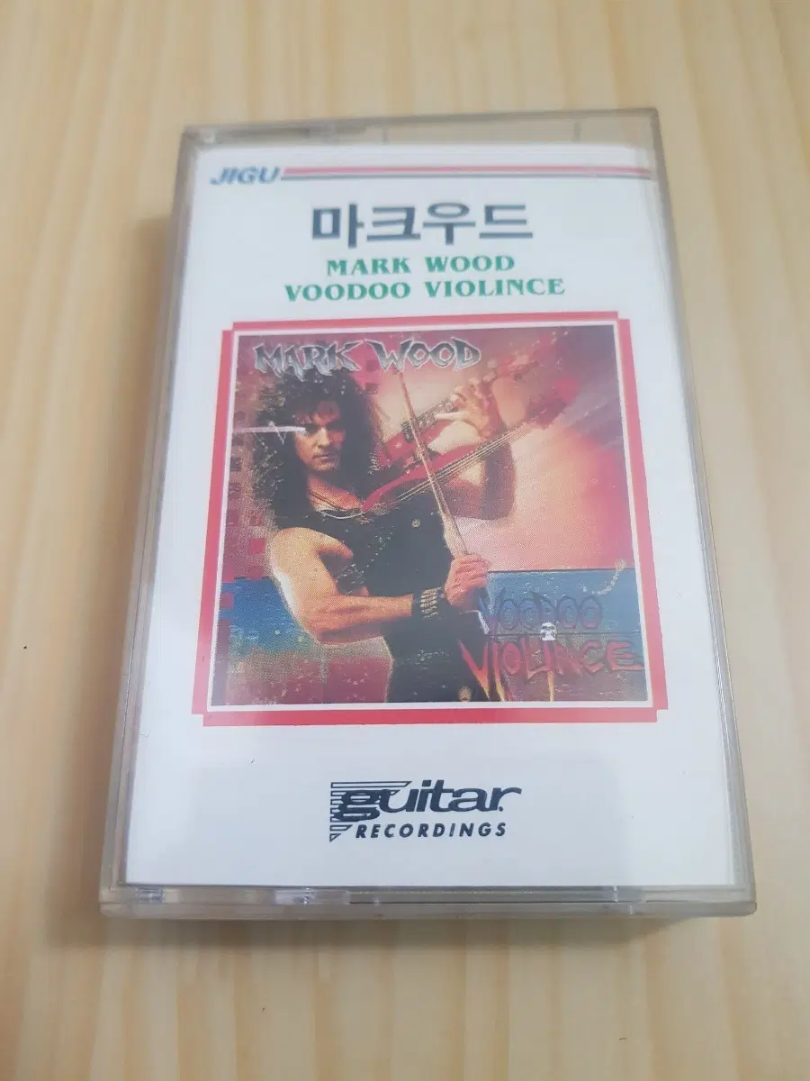 헤비메탈 마크우드 Mark Wood Voodoo Violence 카세트테이프 전자바이올린연주음악 록카세트테잎 헤비메틀