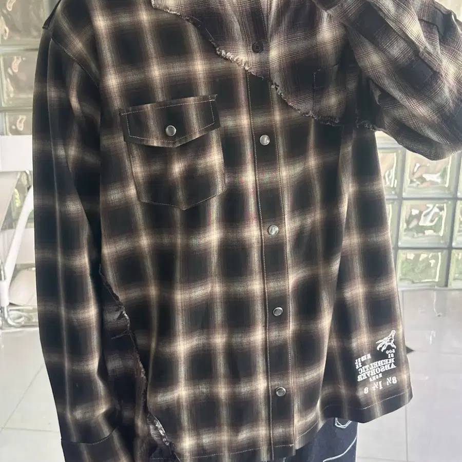 HIGH GATE 하이 게이트 check shirt