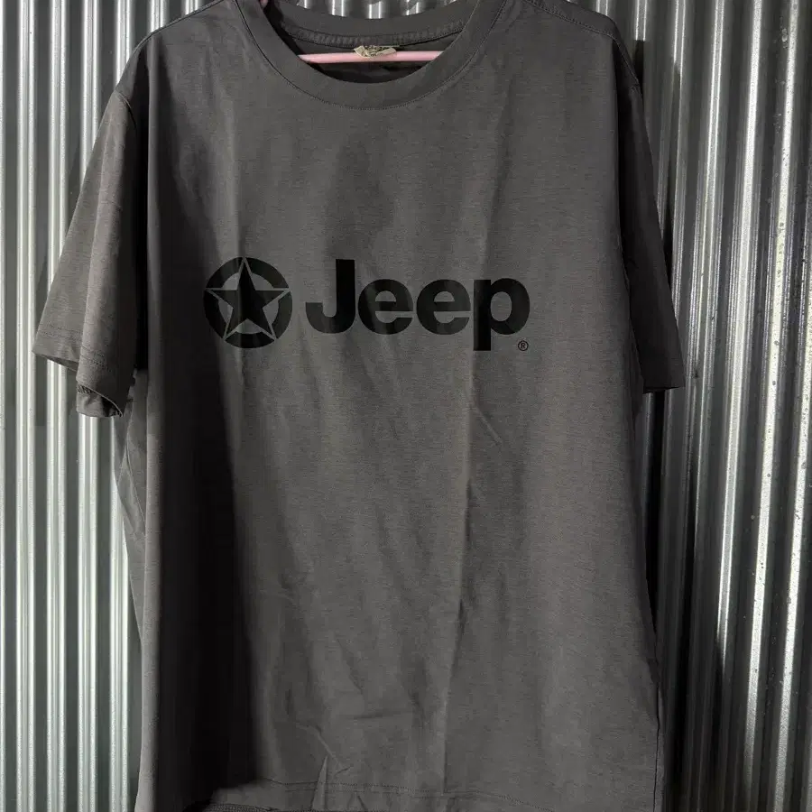 2XL Jeep 반팔 티셔츠 차콜
