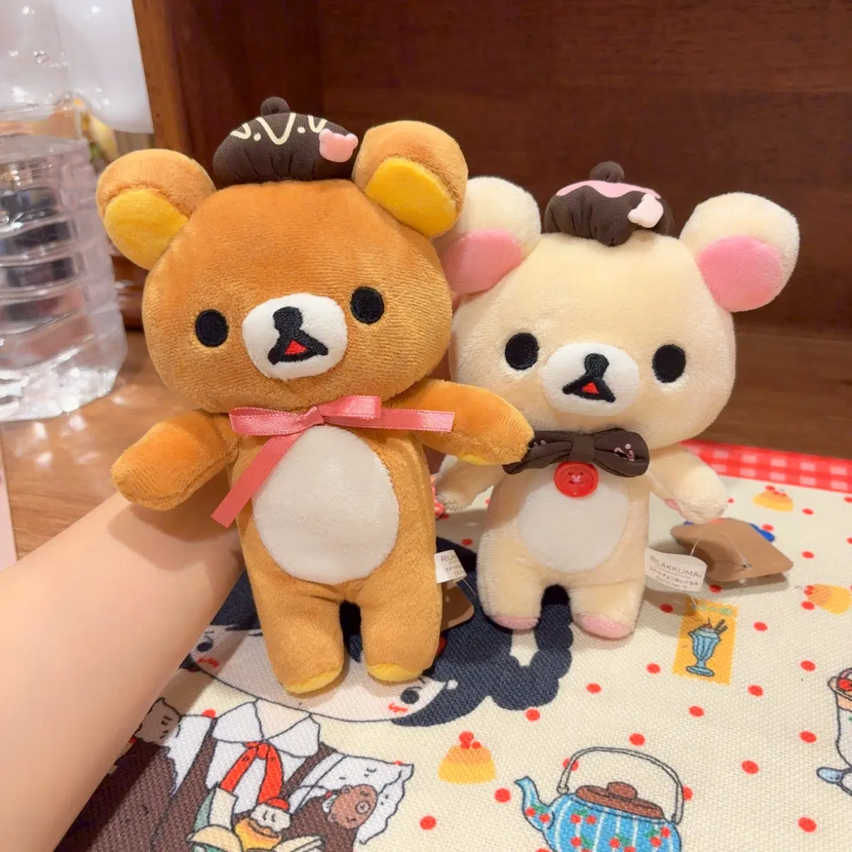 고전 산엑스 리락쿠마 코리락쿠마 디저트 발렌타인 초콜릿 인형