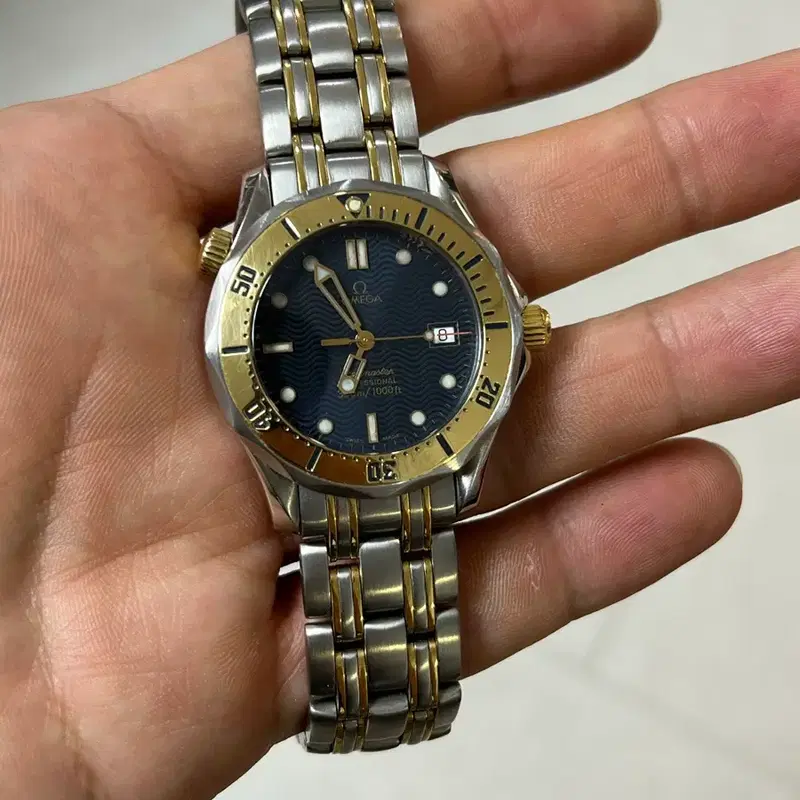 오메가 씨마스터300 콤비 36mm 쿼츠