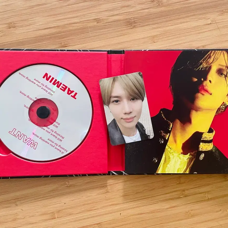 태민 솔로 WANT 앨범 CD + 포카