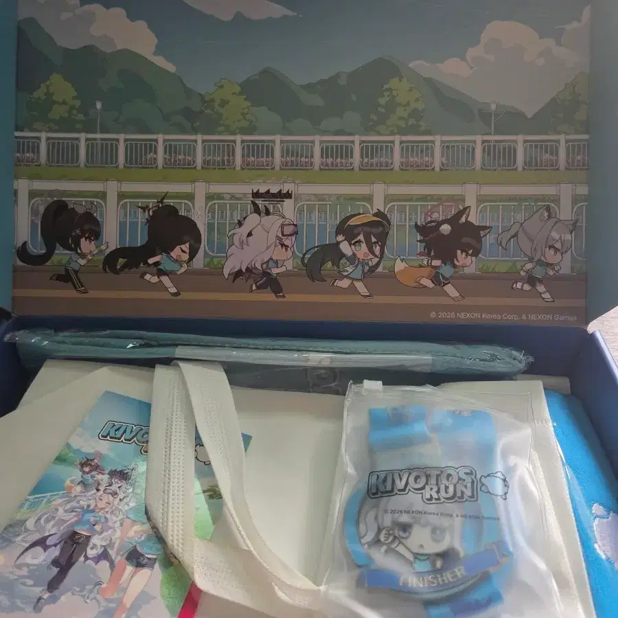 블루아카이브 키보토스 런 굿즈 세트