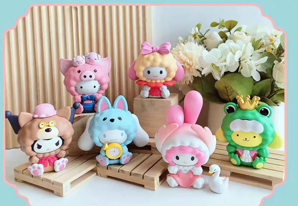 산리오 양털 잠옷 18종 일괄