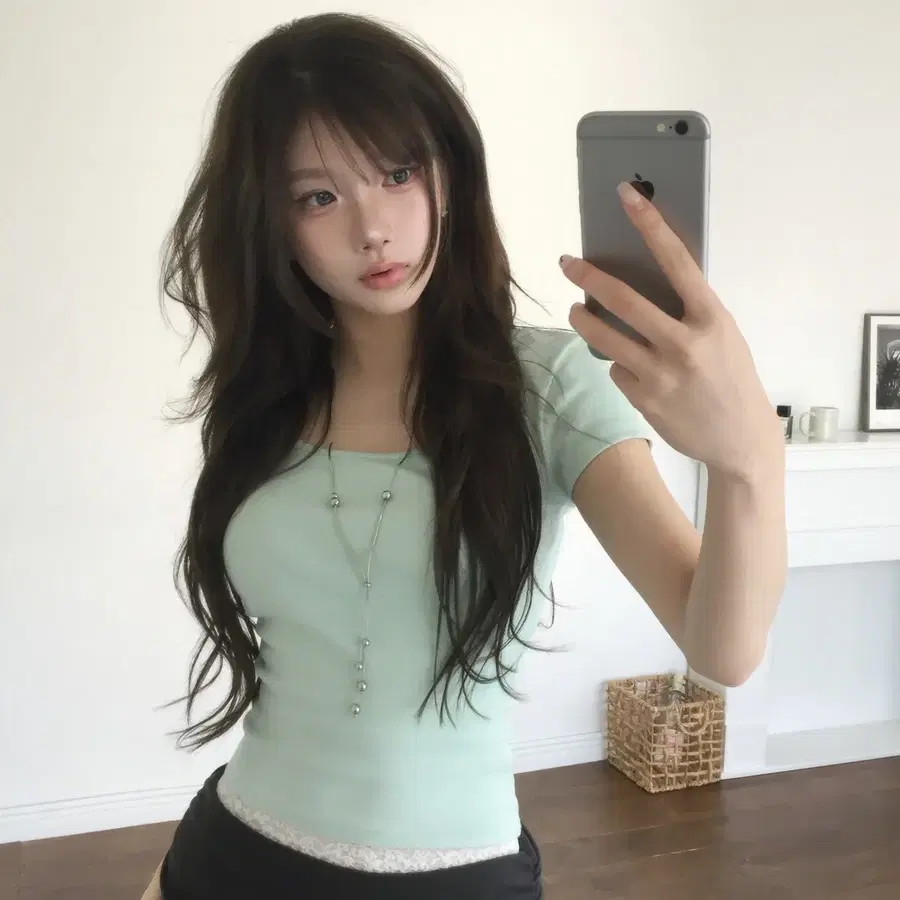 [7장 5만원/민트,브라운,옐로우,그린] 모디무드 반팔 긴팔 유넥 보트넥