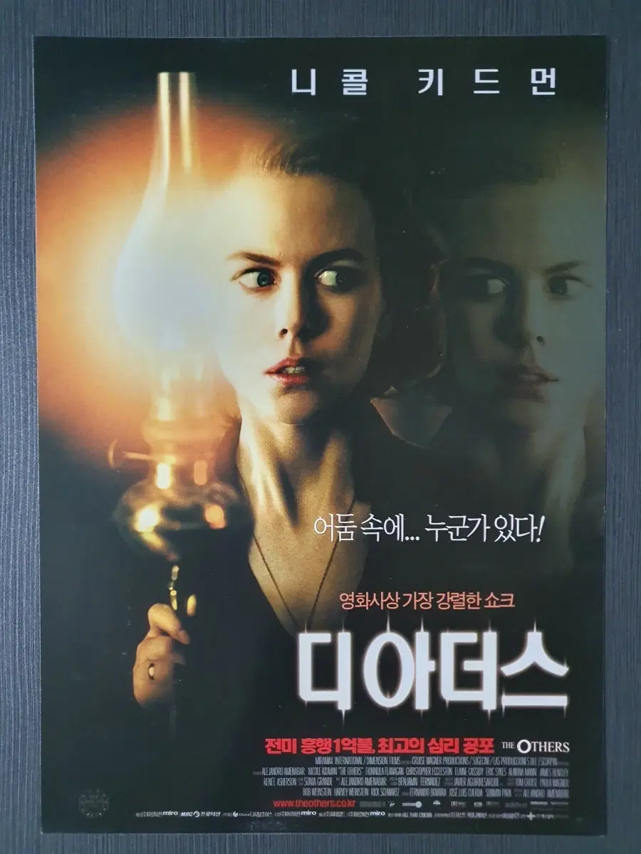디아더스 영화 전단지 팜플렛 A4 니콜키드먼