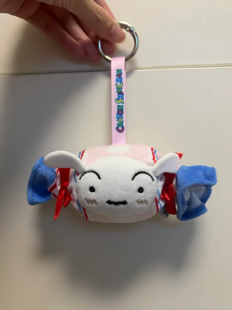짱구 흰둥이 사탕 모양 키링