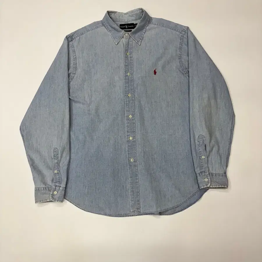 Polo Ralph Lauren 폴로 랄프로렌 빈티지 워싱 연청 데님셔츠