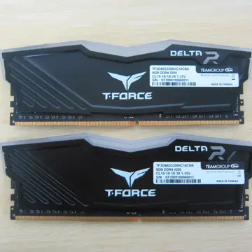 팀그룹 T-Force DDR4-3200 CL16 Delta RGB 16G(8Gx2) | 메모리/VGA