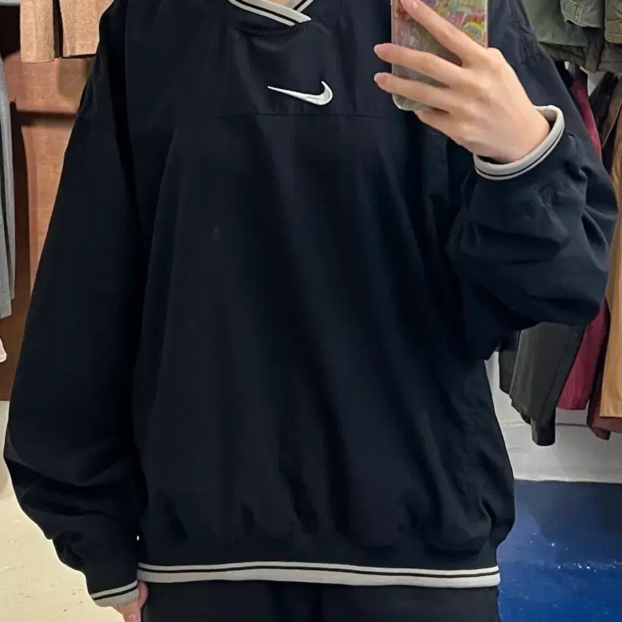 1990s USA NIKE 나이키 브이넥 웜업