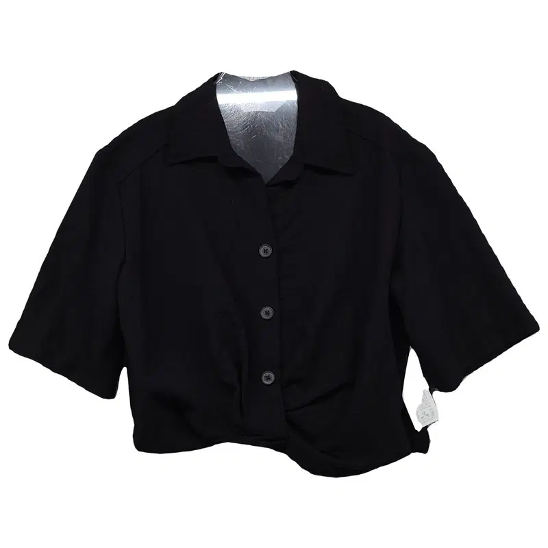 에잇세컨즈 블랙 반팔 가디건 90(M)