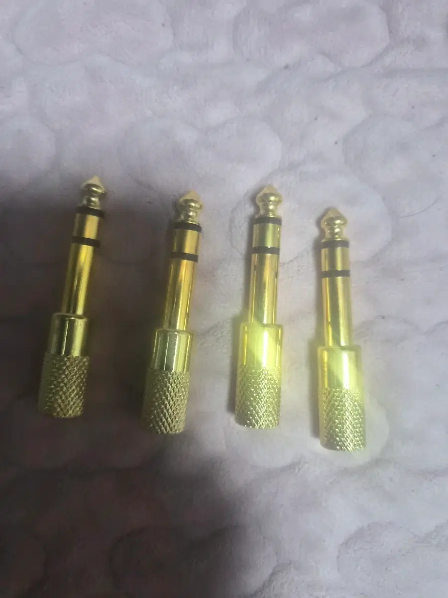 3.5mm 6.5mm 변환 젠더 4개 세트
