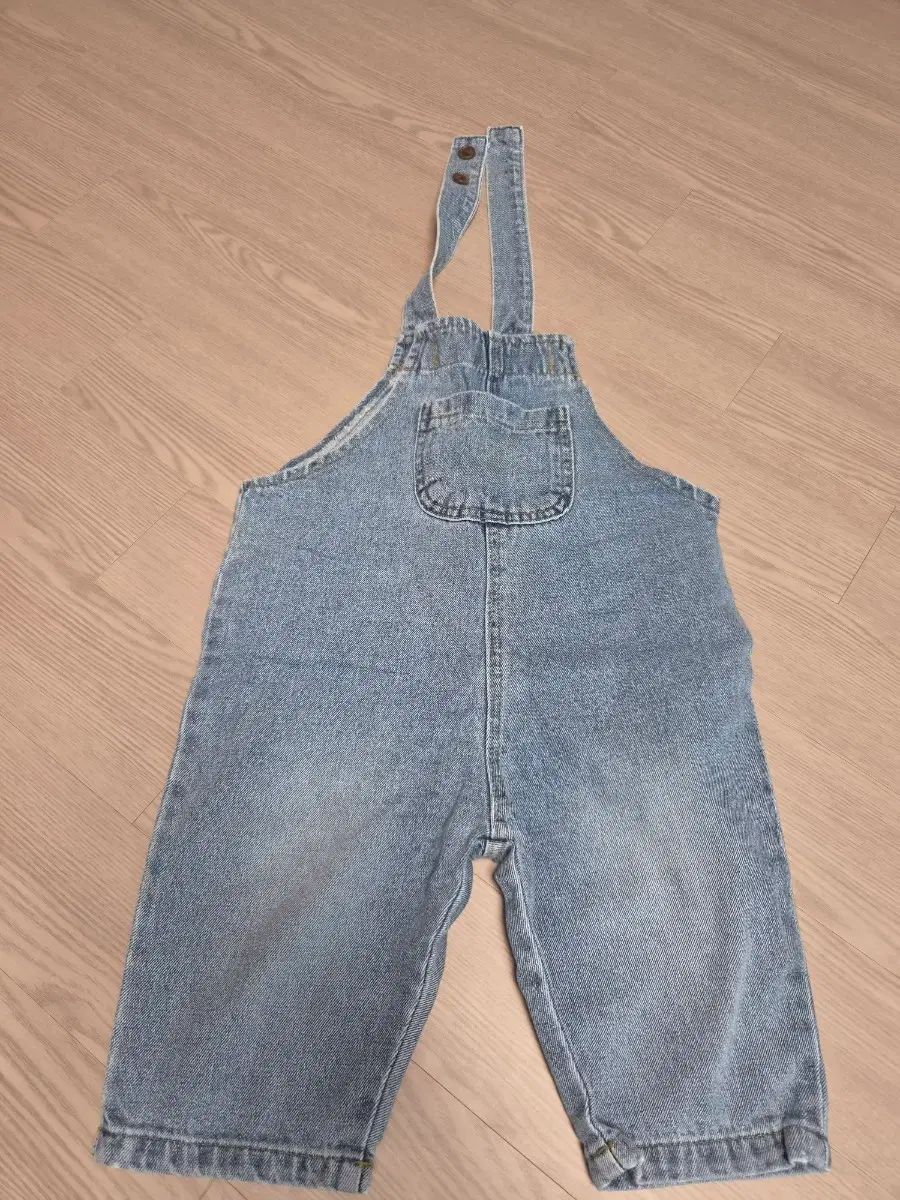 보니토 청멜빵바지 연청 xs