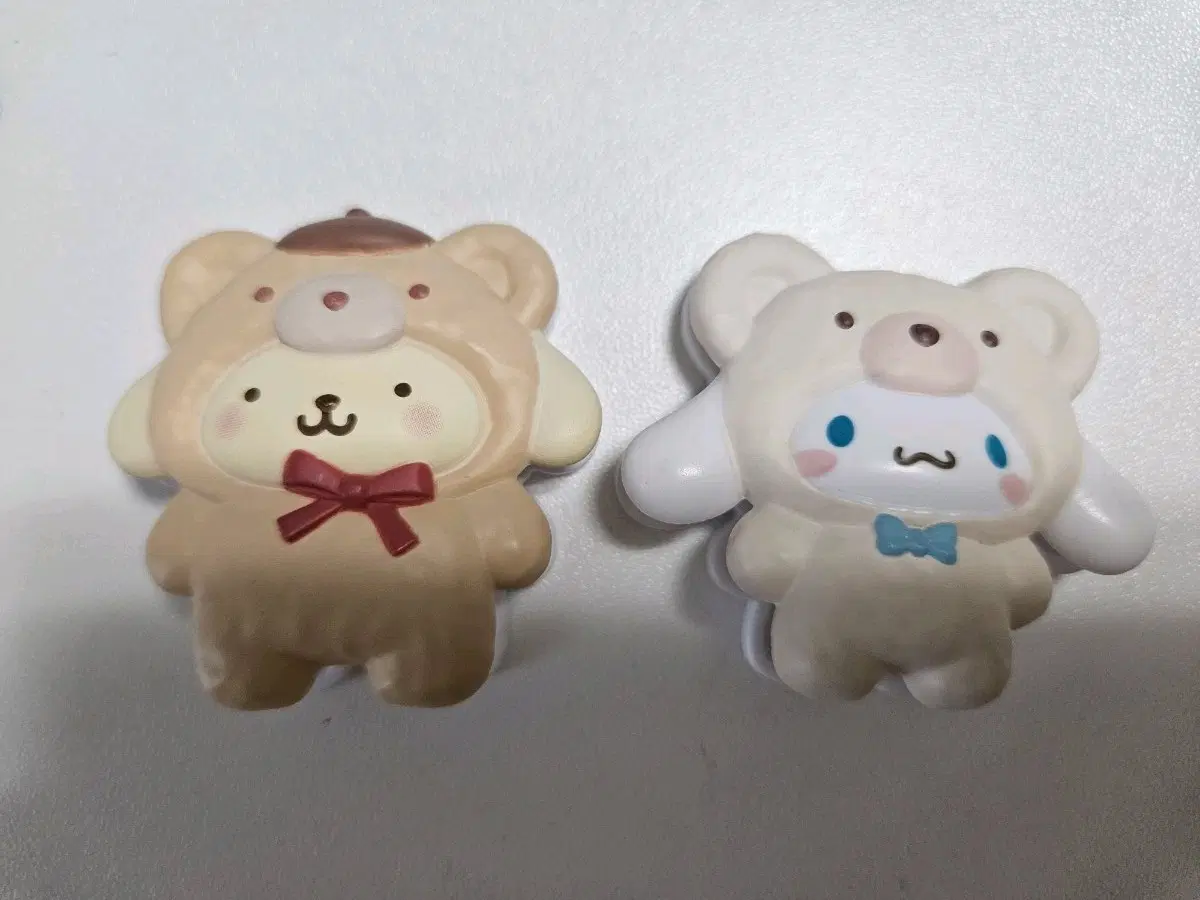 (일괄)산리오 집게 클립 가챠 폼폼푸린 시나모롤 2개 세트