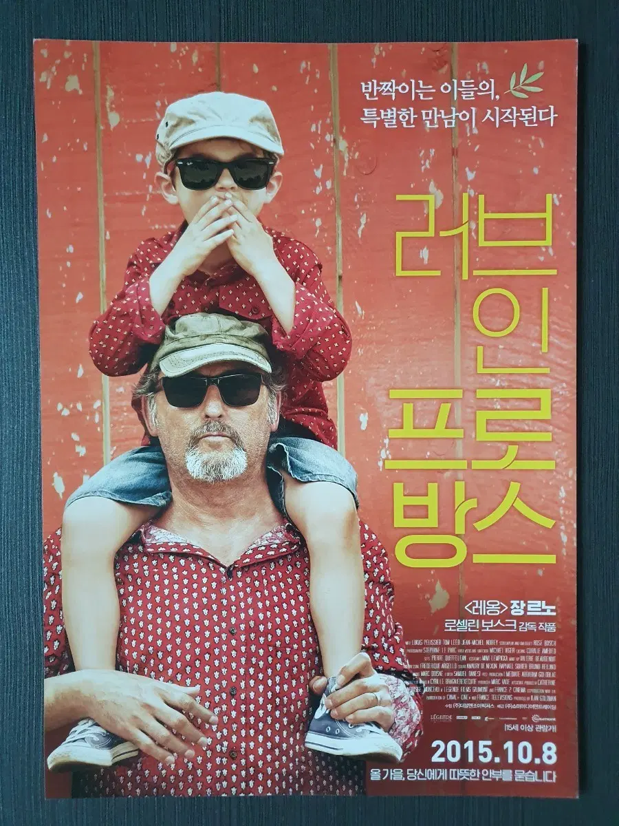 러브 인 프로방스 영화 전단지 팜플렛 A4