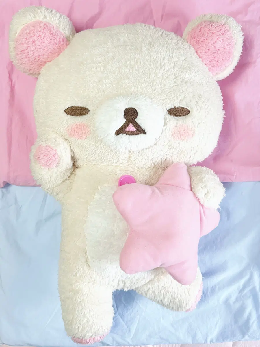 고전 코리락쿠마 파자마파티 대형 인형 리락쿠마 파자마 파티 쿠션 토끼 우사기 딸기