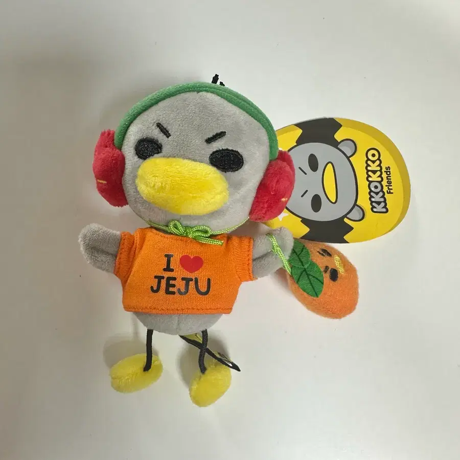 (새상품) 안녕자두야 제주 감귤나들이 꼬꼬 인형 키링