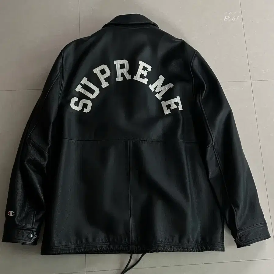 15fw 슈프림x챔피언 레더코치 자켓 XL