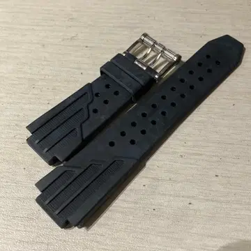 아쿠아노우틱 교체용 벨트 블랙 약 24mm 정품 러버