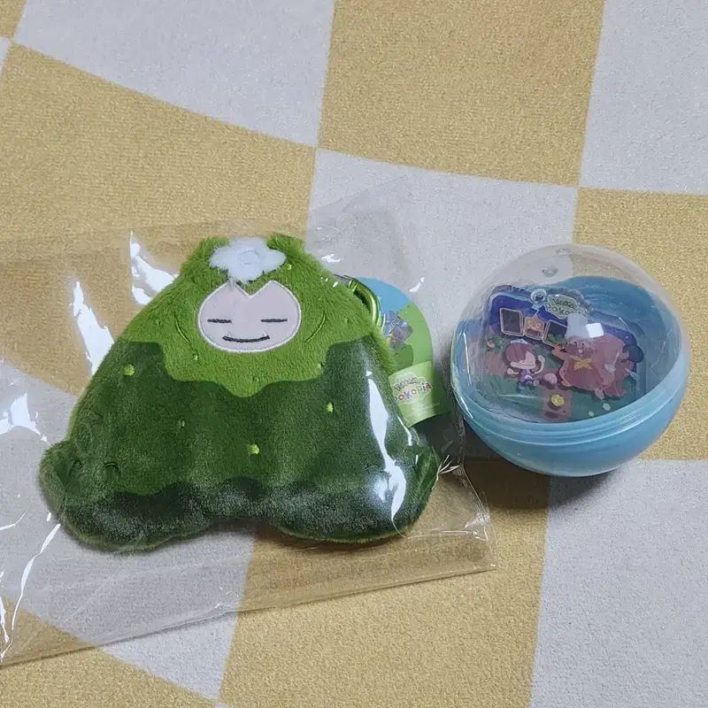 무신사 포코피아 이끼만보납작키링+요씽리스 마그넷