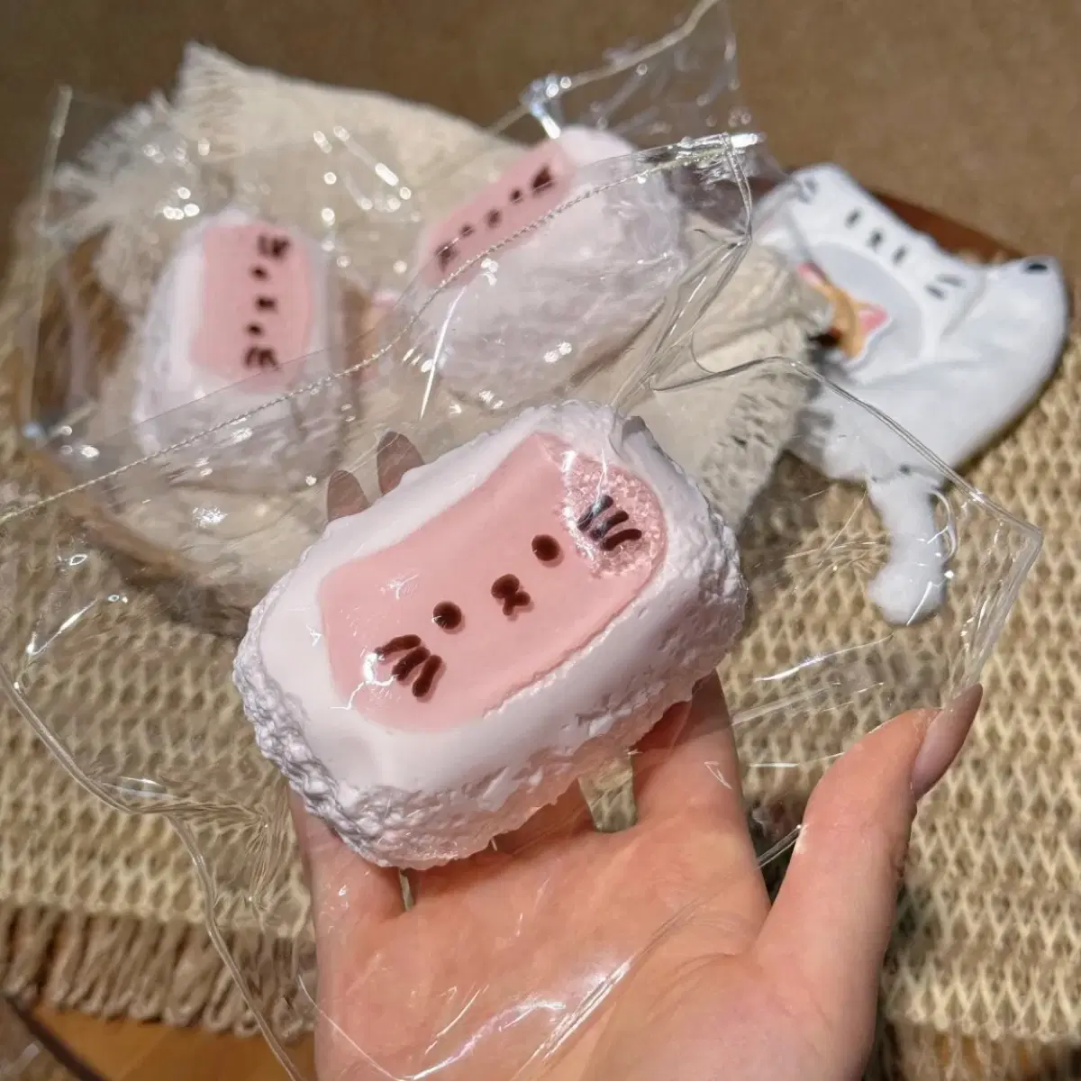 핑크고양이 말랑이 새상품