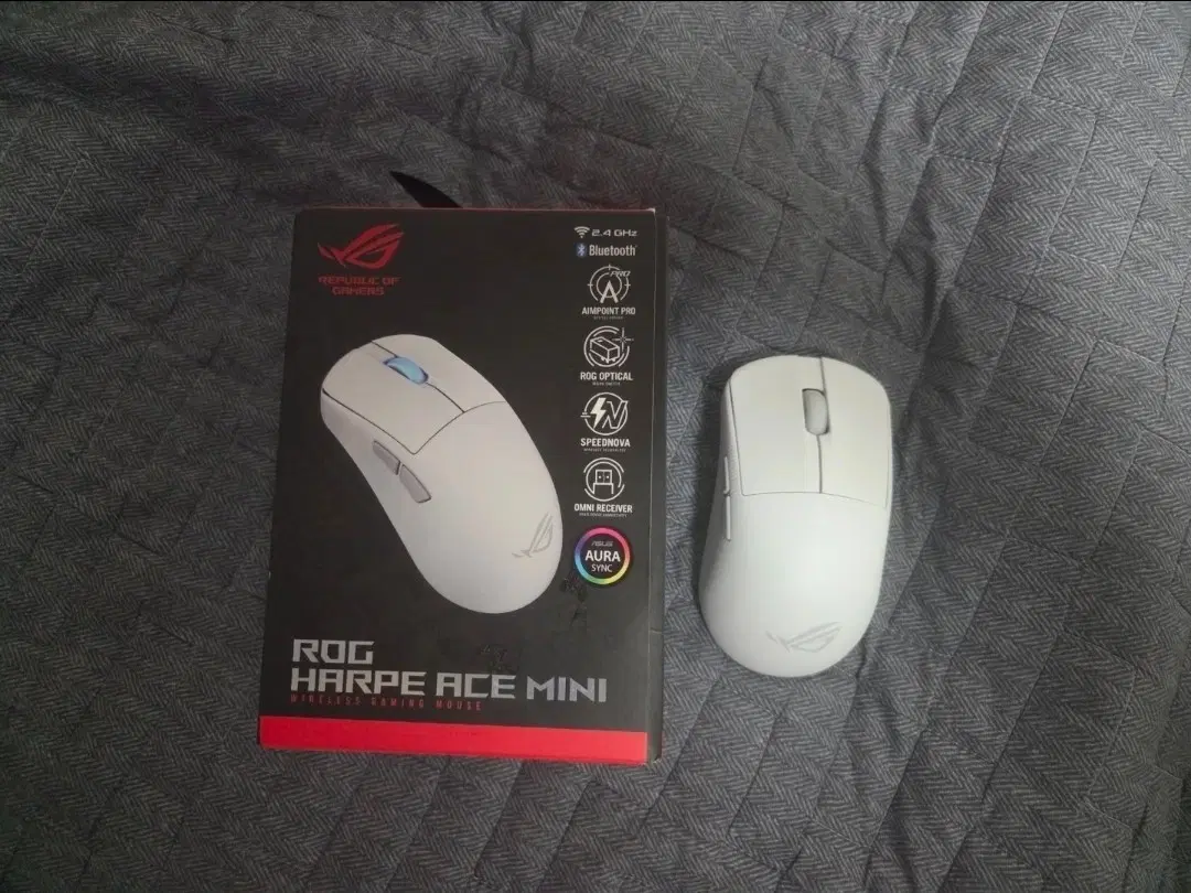 ASUS ROG HARPE ACE MINI 무선 게이밍 마우스 화이트
