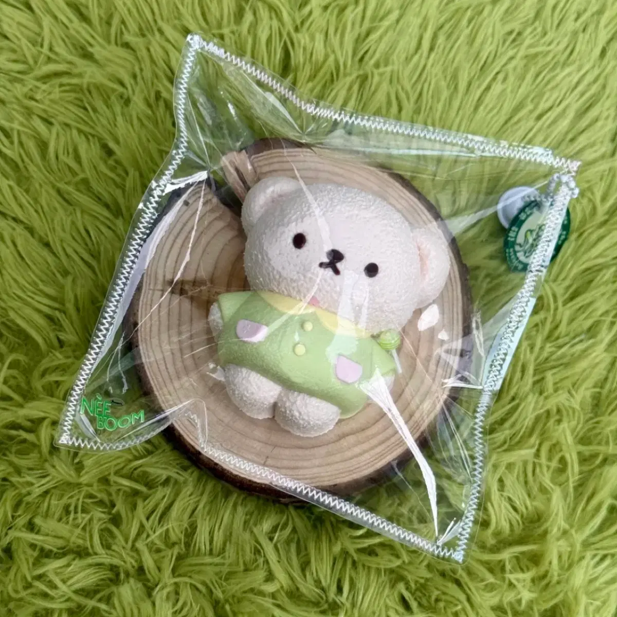 유치원 연두 아기 곰돌이 말랑이 새상품