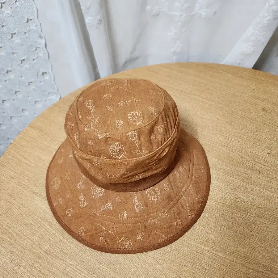 감물염색 버킷햇