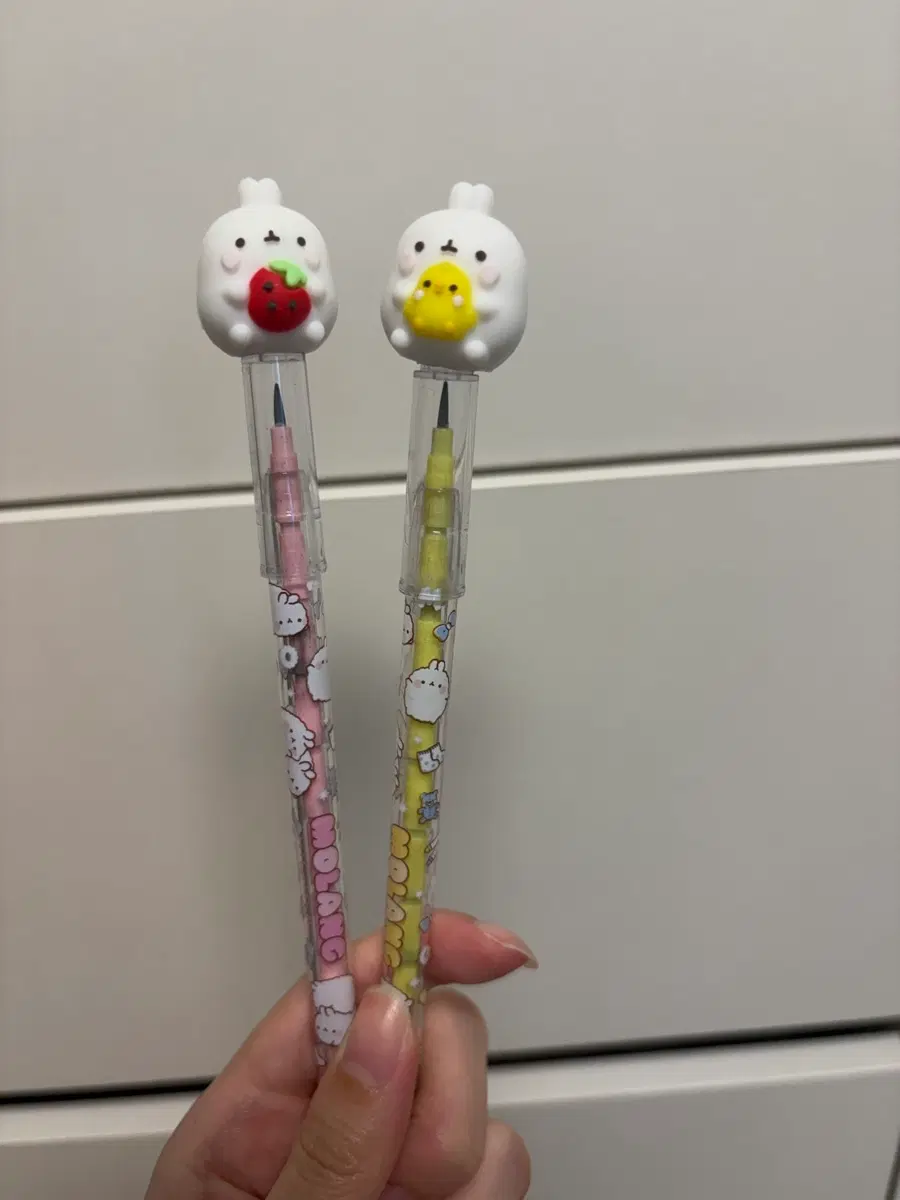 몰랑이 캐릭터 연필 샤프 2개 세트
