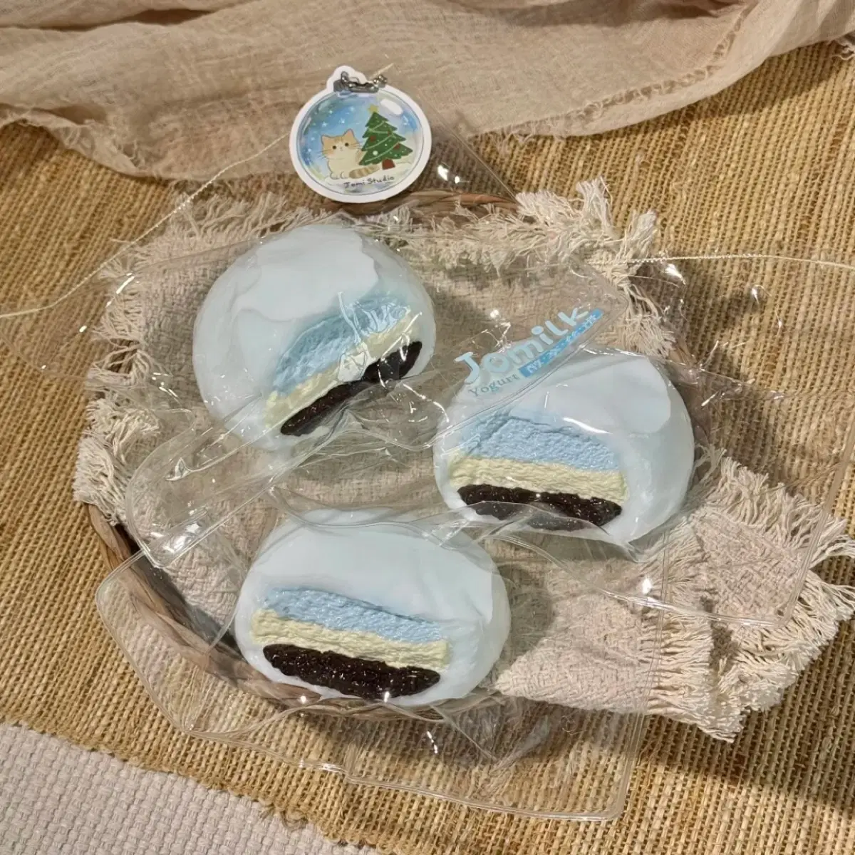 블루 앙금 찹쌀떡 말랑이 새상품