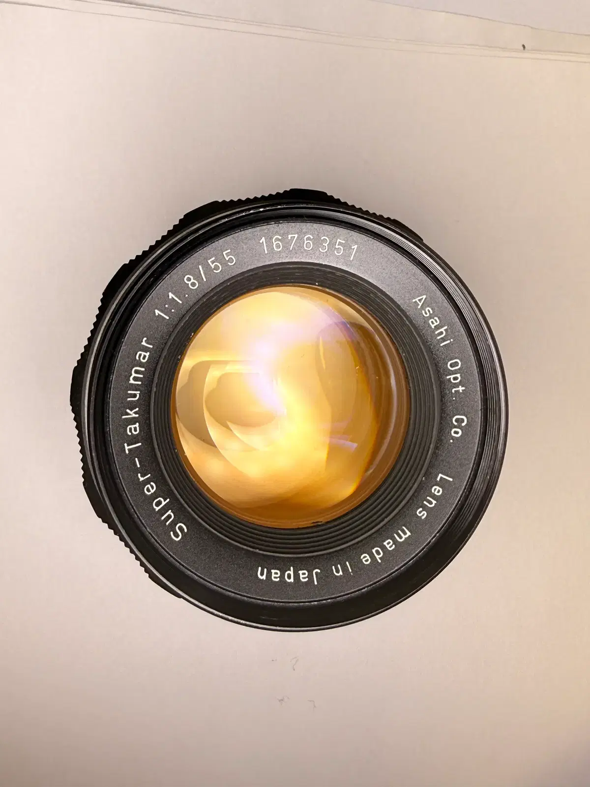 아사히 슈퍼 타쿠마 55mm f1.8 렌즈 M42마운트