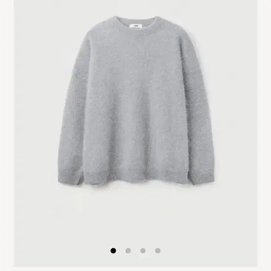 Ged ANGORA HALFNECK KNIT - GRAY