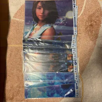 파이널 판타지 X D상 클리어 비주얼 시트 10장 세트