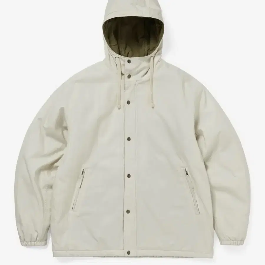 디네댓 디스이즈네버댓 Hooded Puff Parka Stone